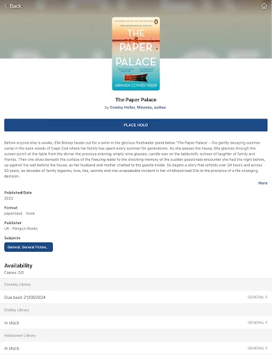 Dudley Libraries App डाउनलोड करें – अपनी लाइब्रेरी सेवाएँ फोन पर पाएँ - Screenshot 16