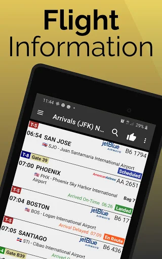 Bristol Airport Flight Info डाउनलोड करें – लाइव फ्लाइट स्टेटस अपडेट - Screenshot 7