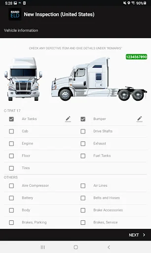 Rand ELD डाउनलोड करें – FMCSA प्रमाणित इलेक्ट्रॉनिक लॉगिंग डिवाइस - Screenshot 16