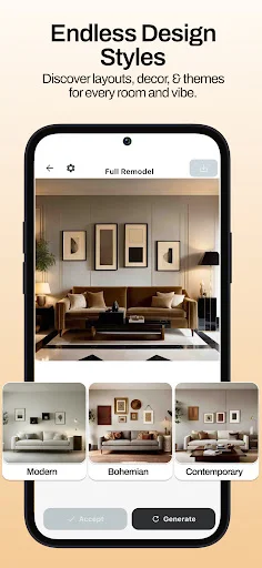 Remodel AI डाउनलोड करें – बेस्ट होम इंटीरियर डिज़ाइन ऐप - Screenshot 5