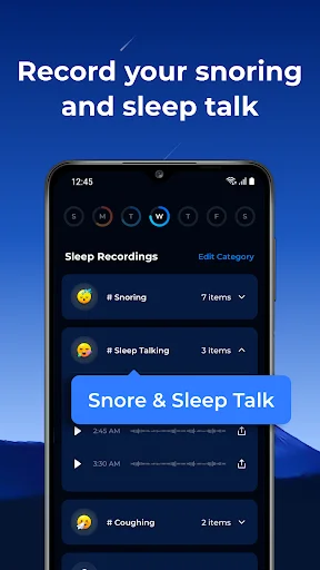 ShutEye: नींद ट्रैकर और स्नोर मॉनिटर डाउनलोड करें – बेहतर नींद पाएं - Screenshot 3