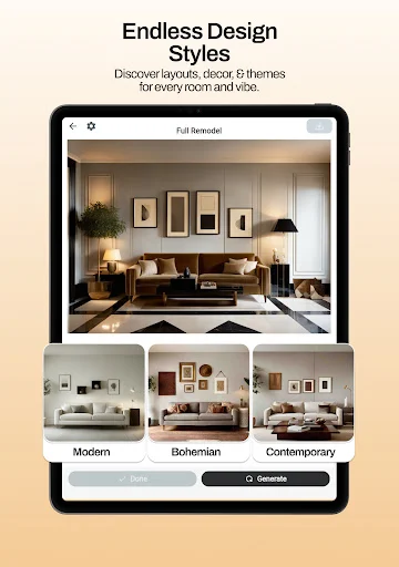 Remodel AI डाउनलोड करें – बेस्ट होम इंटीरियर डिज़ाइन ऐप - Screenshot 21