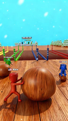 Snow Race 3D डाउनलोड करें – मजेदार स्नोबॉल रेसिंग गेम का आनंद लें - Screenshot 13