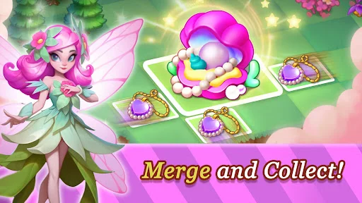 Merge Elves-Merge 3 Puzzles डाउनलोड करें – जादुई गार्डन गेम - Screenshot 2