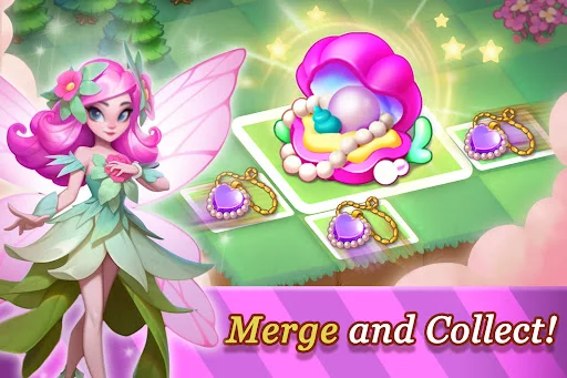Merge Elves-Merge 3 Puzzles डाउनलोड करें – जादुई गार्डन गेम - Screenshot 14
