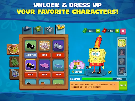 SpongeBob: Krusty Cook-Off डाउनलोड करें – बेस्ट कुकिंग गेम - Screenshot 14