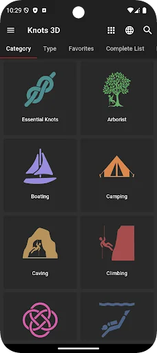 Knots 3D डाउनलोड करें – 220+ गाँठें बांधना सीखें | 3D गाइड - Screenshot 1
