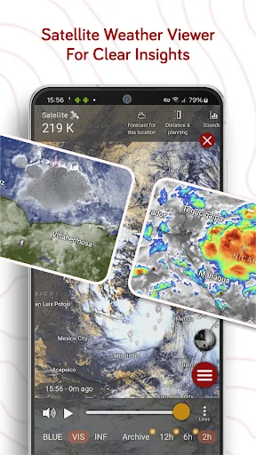 Windy.com डाउनलोड करें – सबसे सटीक मौसम पूर्वानुमान और लाइव रडार - Screenshot 3