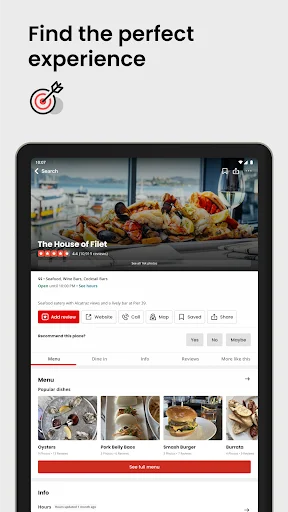 Yelp डाउनलोड करें – रेस्तरां, डिलीवरी और समीक्षाएं खोजें - Screenshot 13