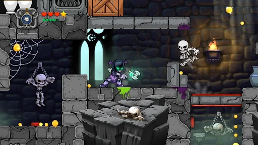 Magic Rampage डाउनलोड करें – एक्शन से भरपूर RPG प्लेटफ़ॉर्मर गेम - Screenshot 1