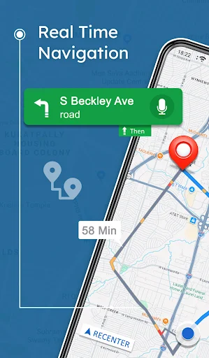 Maps, Navigation & Directions डाउनलोड करें – ऑफ़लाइन मार्ग और नेविगेशन - Screenshot 1