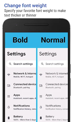 Big Font डाउनलोड करें – सिस्टम फॉन्ट साइज बढ़ाएं | फ़्री APK - Screenshot 2