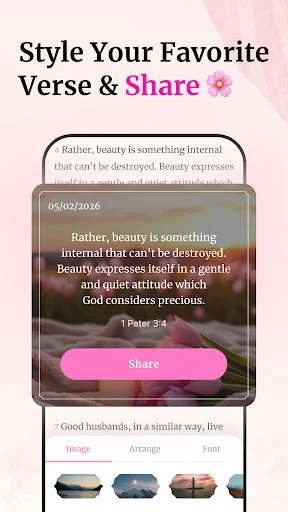 Bible For Women डाउनलोड करें – महिलाओं के लिए दैनिक बाइबिल और प्रार्थना - Screenshot 4