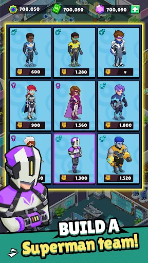 Idle Superpower School डाउनलोड करें – सर्वश्रेष्ठ सुपरहीरो टाइकून गेम - Screenshot 5